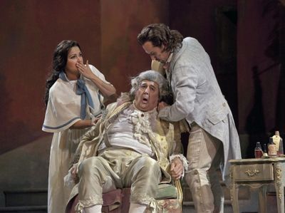 Anna Netrebko, John Del Carlo and Mariusz Kwiecien Photo