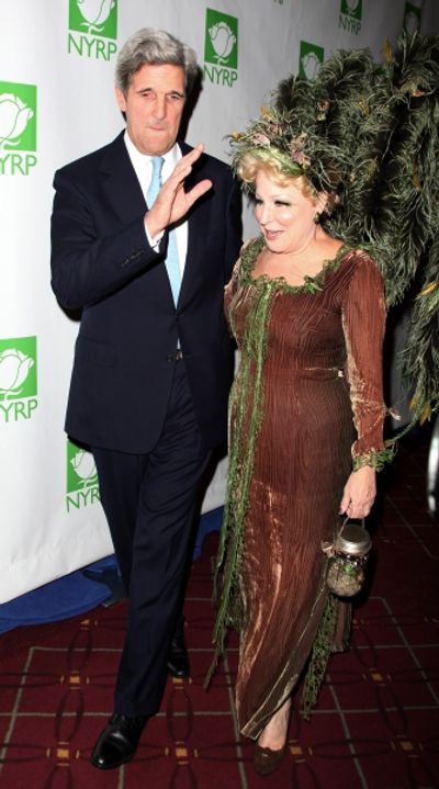 John Kerry & Bette Midler Photo