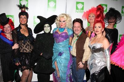 James L. Nederlander Jr. with wife Charlene Saunders & "Priscilla,  Queen of the Dese Photo
