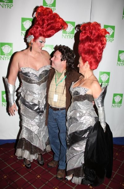 James L. Nederlander Jr. & "Priscilla,  Queen of the Desert" characters Photo