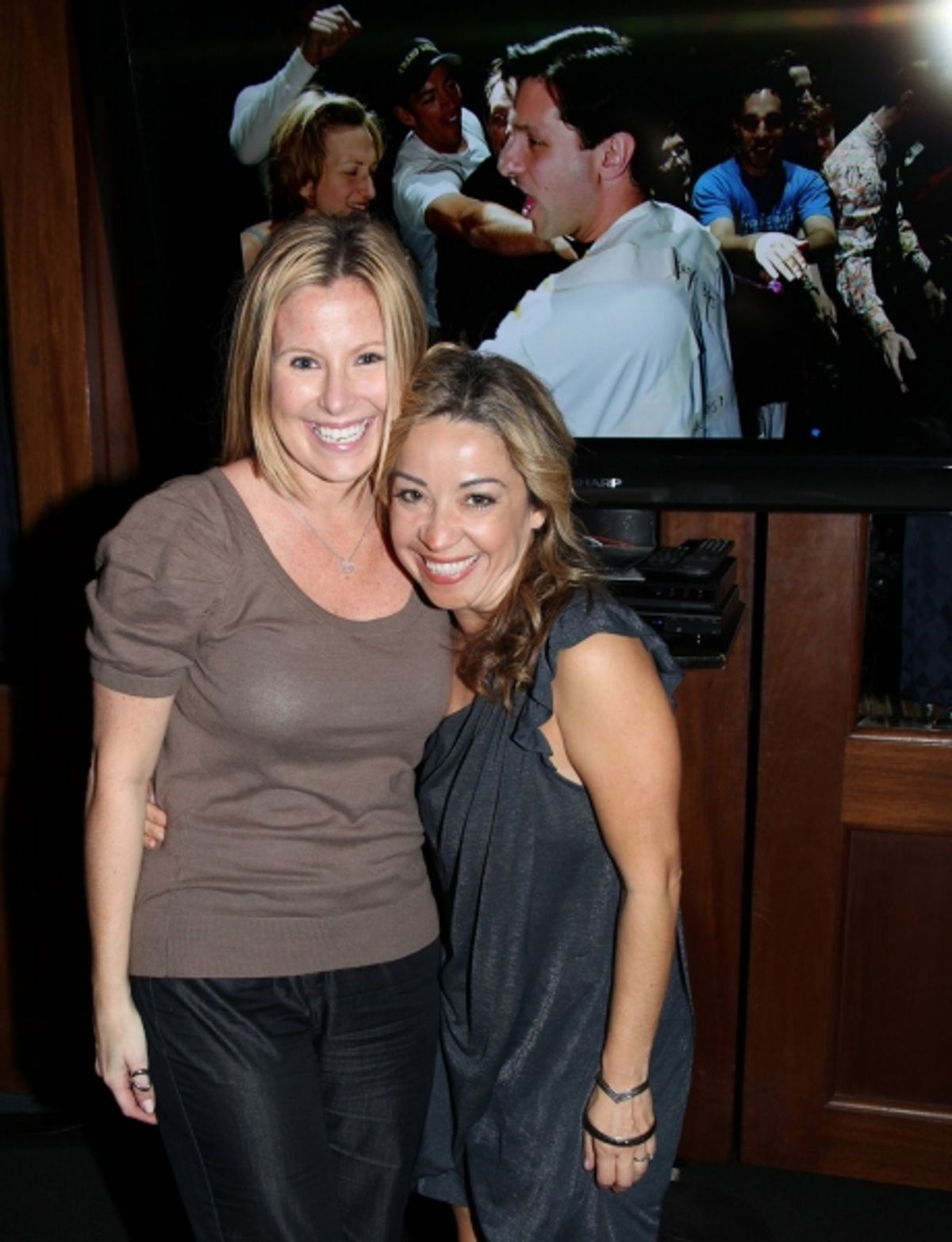 Michelle Kittrell (Gypsy Robe Winner-URBAN COWBOY-2003, ALL SHOOK UP-2005, LEGALLY BLONDE-2007) & Jennifer Cody (Gypsy Robe Winner-URINETOWN-2001, SHREK-2008) at 