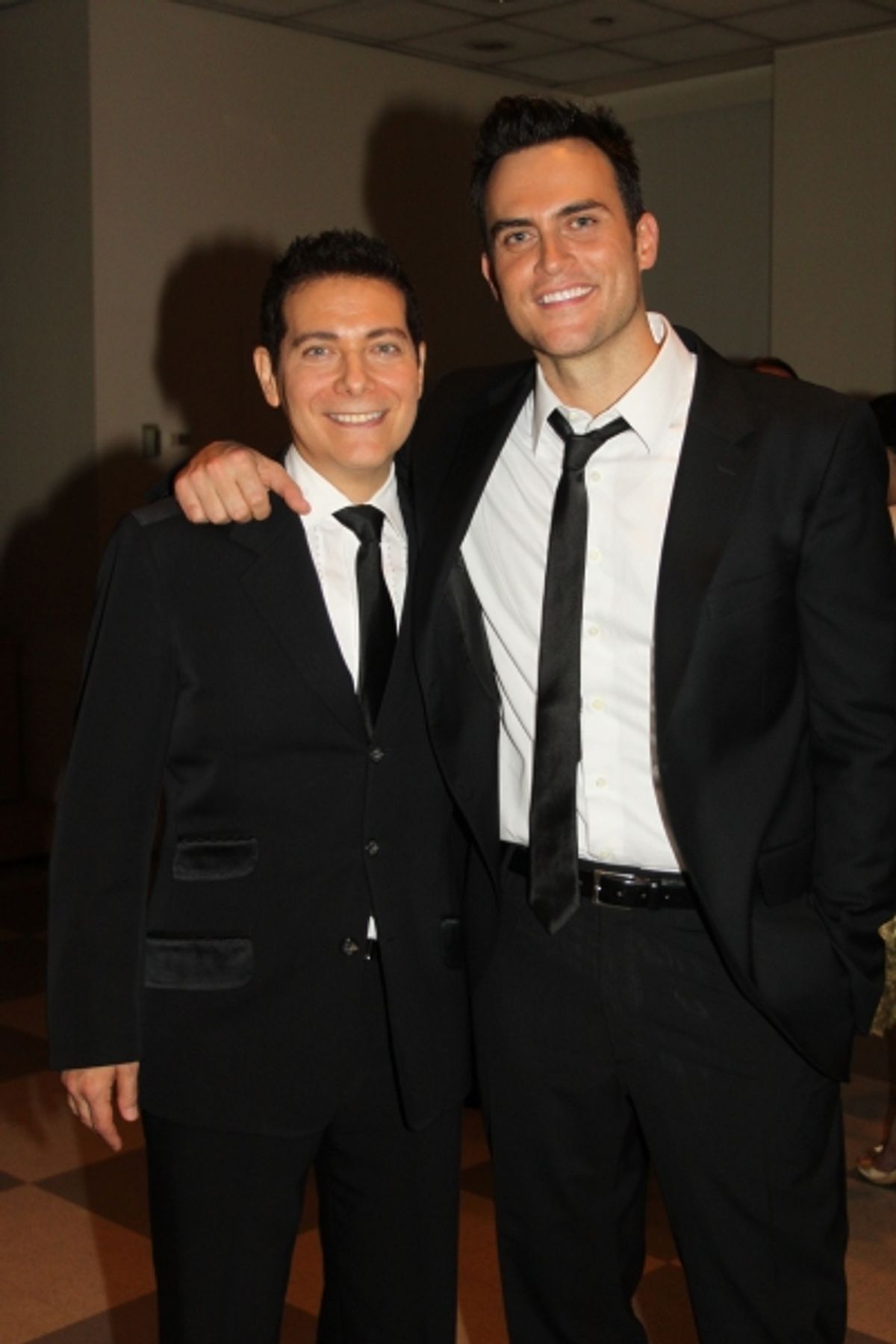 Michael Feinstein and Cheyenne Jackson at 