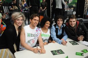 Hannah Toy, Jasmine Kerr & Ensemble Members sign autographs Photo