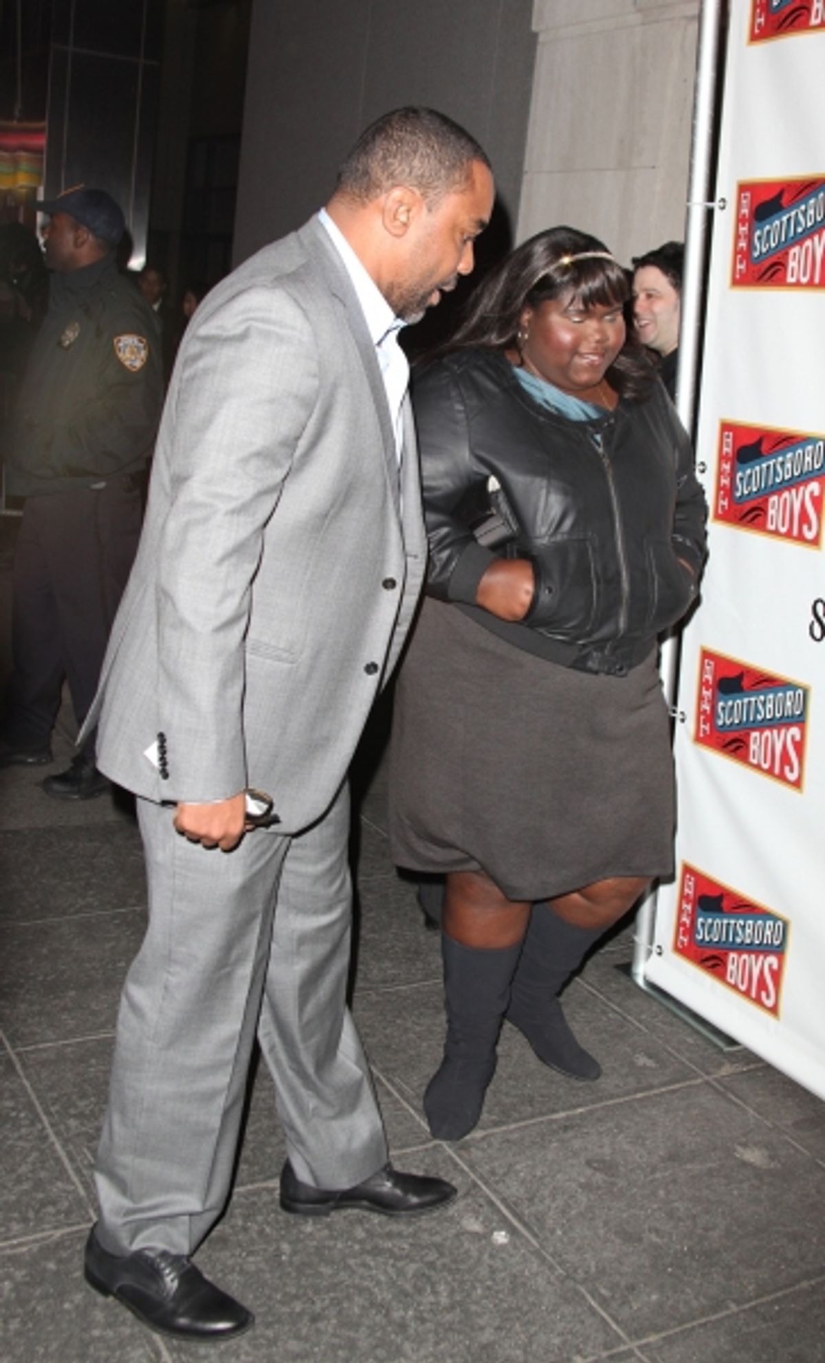 Lee Daniels and Gabourey Sidibe  at 