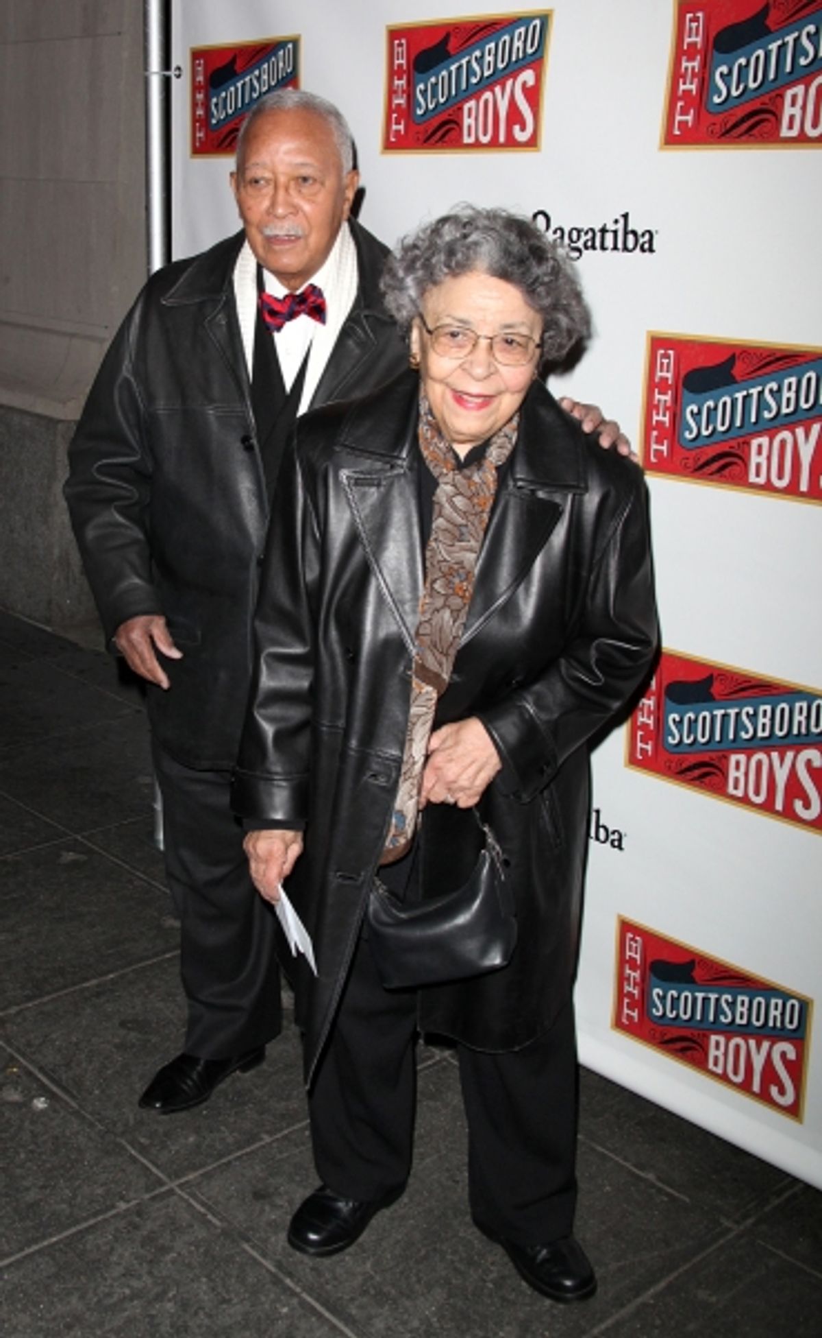 David Dinkins and his wife Joyce Dinkins  at 