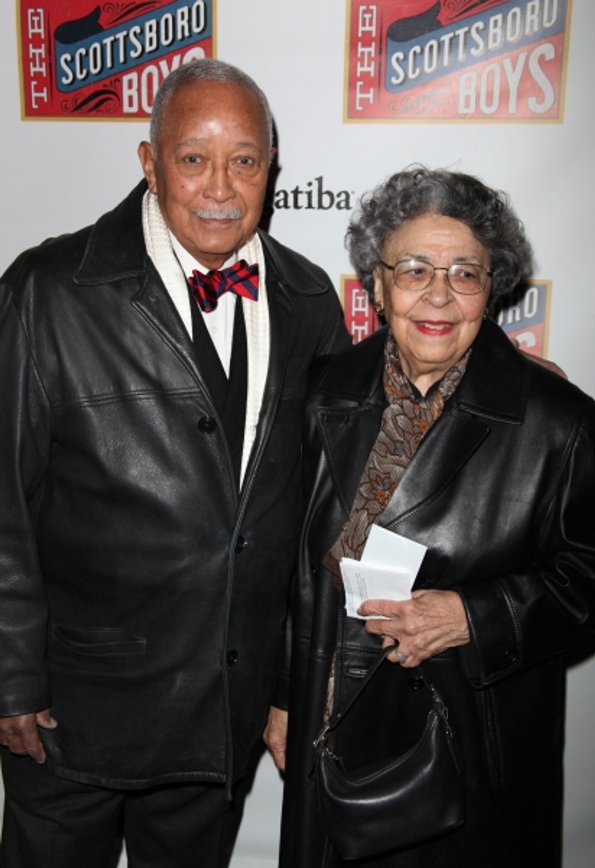David Dinkins and his wife Joyce Dinkins  at 