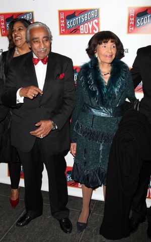 Charles Rangel & wife Photo