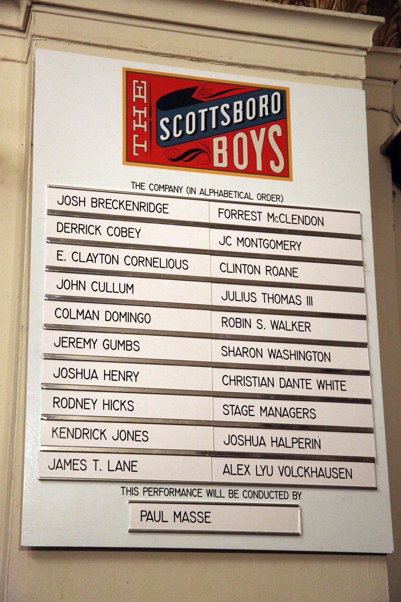 Photo Coverage: THE SCOTTSBORO BOYS Curtain Call — photo 3 of 56