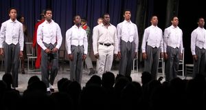 Joshua Henry and the cast of THE SCOTTSBORO BOYS Photo