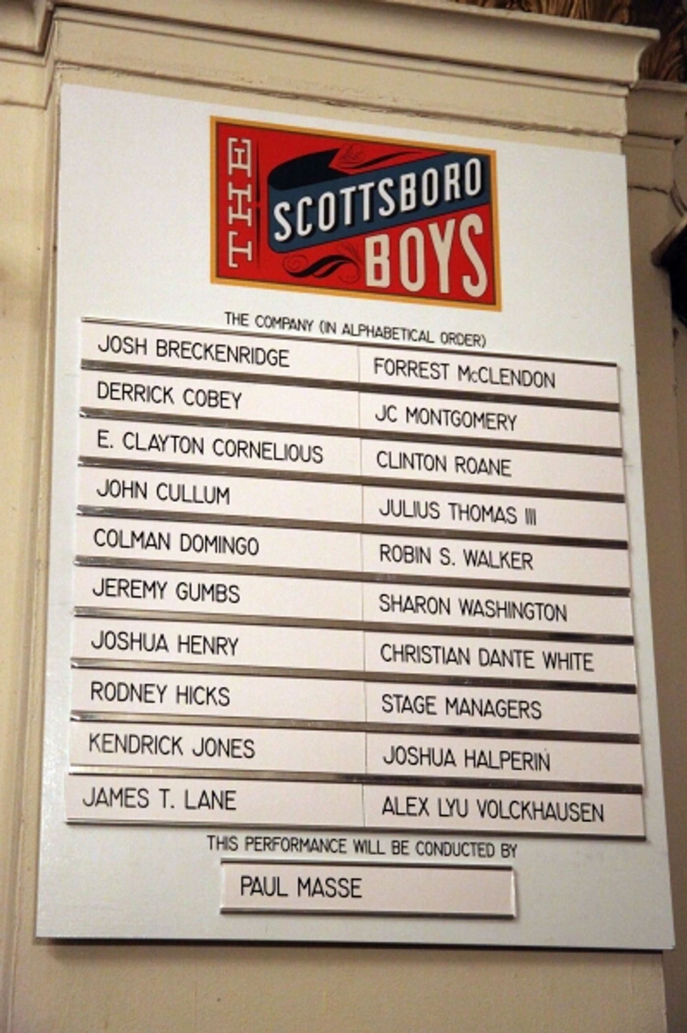 Photo Coverage: THE SCOTTSBORO BOYS Curtain Call Photo Coverage: THE SCOTTSBORO BOYS Curtain Call Image