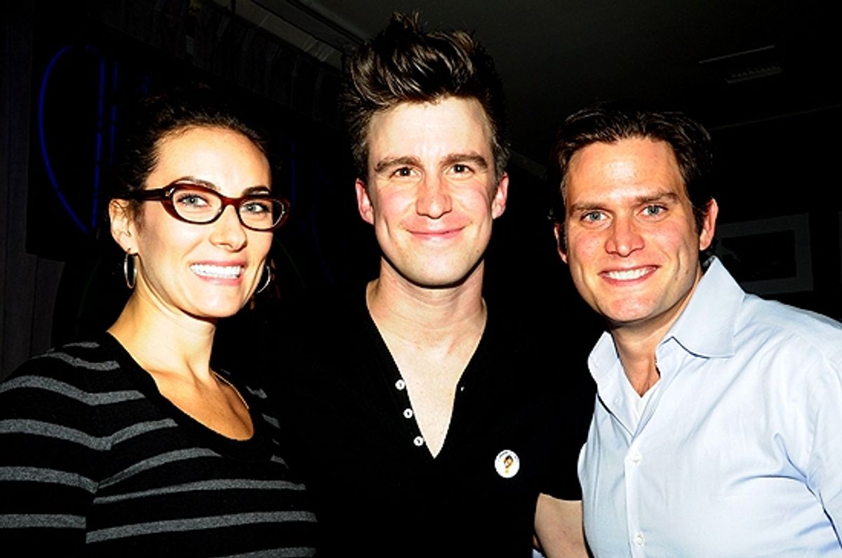 Laura Benanti, Gavin Creel & Steven Pasquale at 