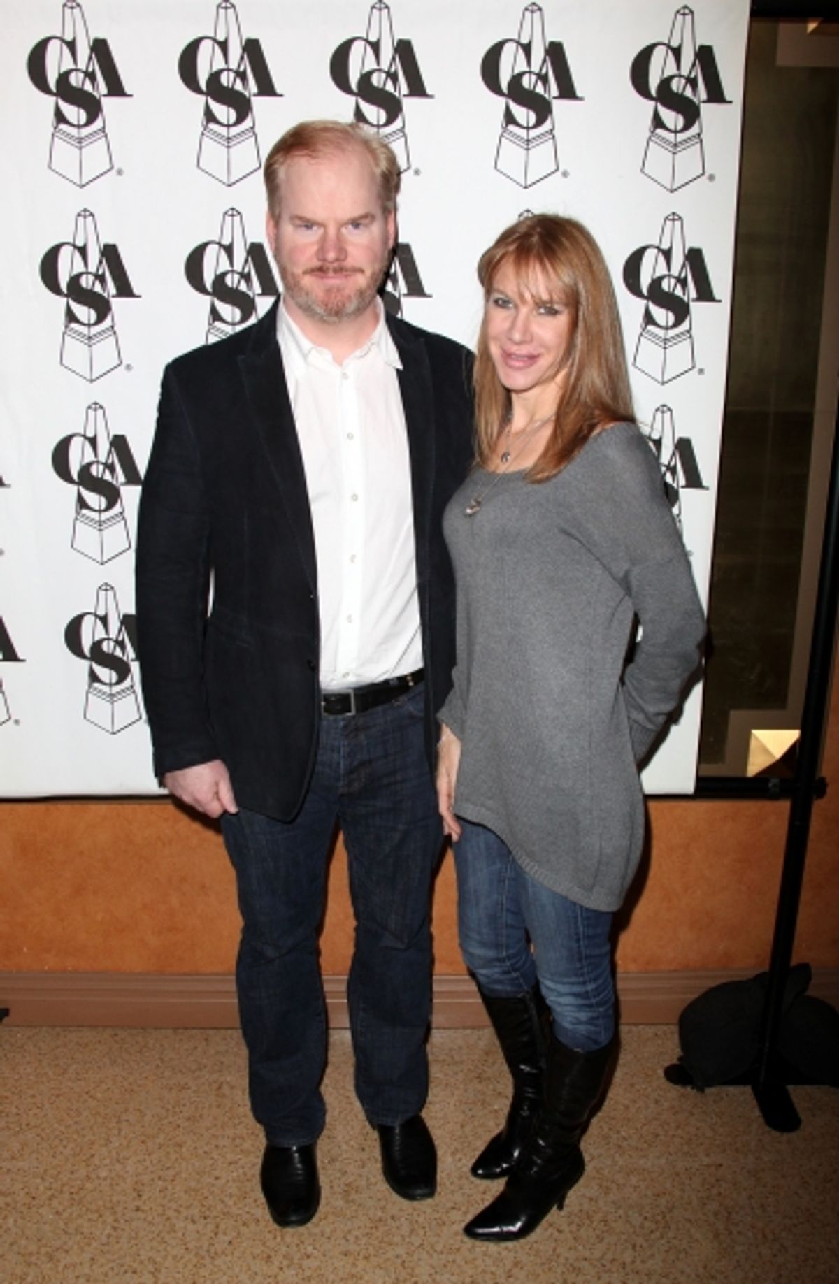 Jim Gaffigan and Jean Gaffigan  at 