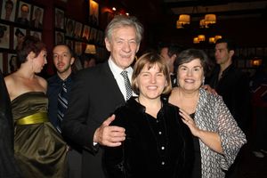 Laura Armitage, Sir Ian McKellen and Lee Armitage Photo