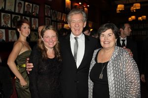 Cathy Lasry, Sir Ian McKellen and Laura Armitage Photo