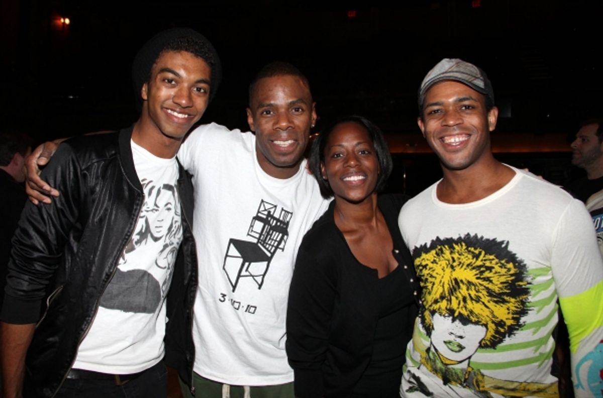 Christian Dante White, Colman Domingo, Cherene Snow, Derrick Cobey at 