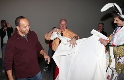 David Westphl (Actors Equity), JC Montgomery (Gypsy Winner- "The Scottsboro Boys") &  Photo