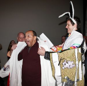 David Westphl (Actors Equity), JC Montgomery (Gypsy Winner- "The Scottsboro Boys") & Heath Calvert (Gypsy Winner-"Bloody Bloody Andrew Jackson") @ BroadwayWorld David Westphl (Actors Equity), JC Montgomery (Gypsy Winner- "The Scottsboro Boys") & Photo