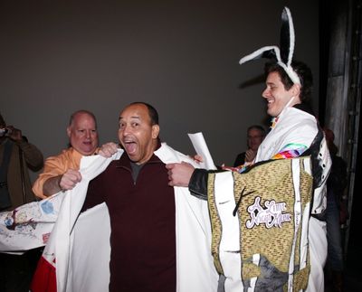 David Westphl (Actors Equity), JC Montgomery (Gypsy Winner- "The Scottsboro Boys") &  Photo