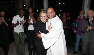 JC Montgomery (Gypsy Winner- "The Scottsboro Boys") & Susan Stroman Photo