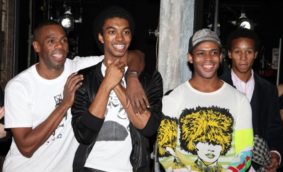 Coleman Domingo, Christian Dante White, Derick Cobey & performer at 