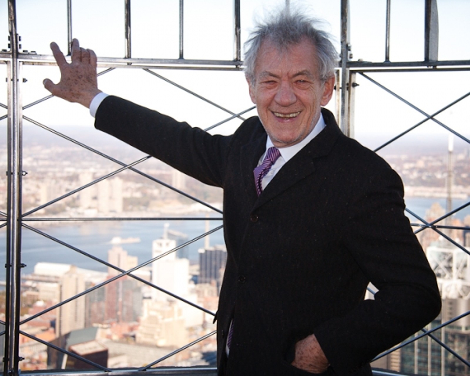 Photo Coverage: Ian McKellen Lights Up the Empire State Building for Only Make Believe — photo 19 of 22