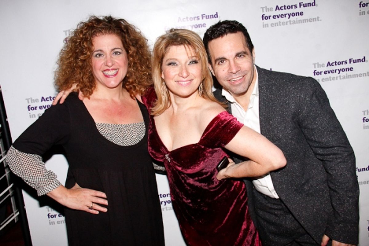 Mary Testa, Liz Larsen and Mario Cantone at 