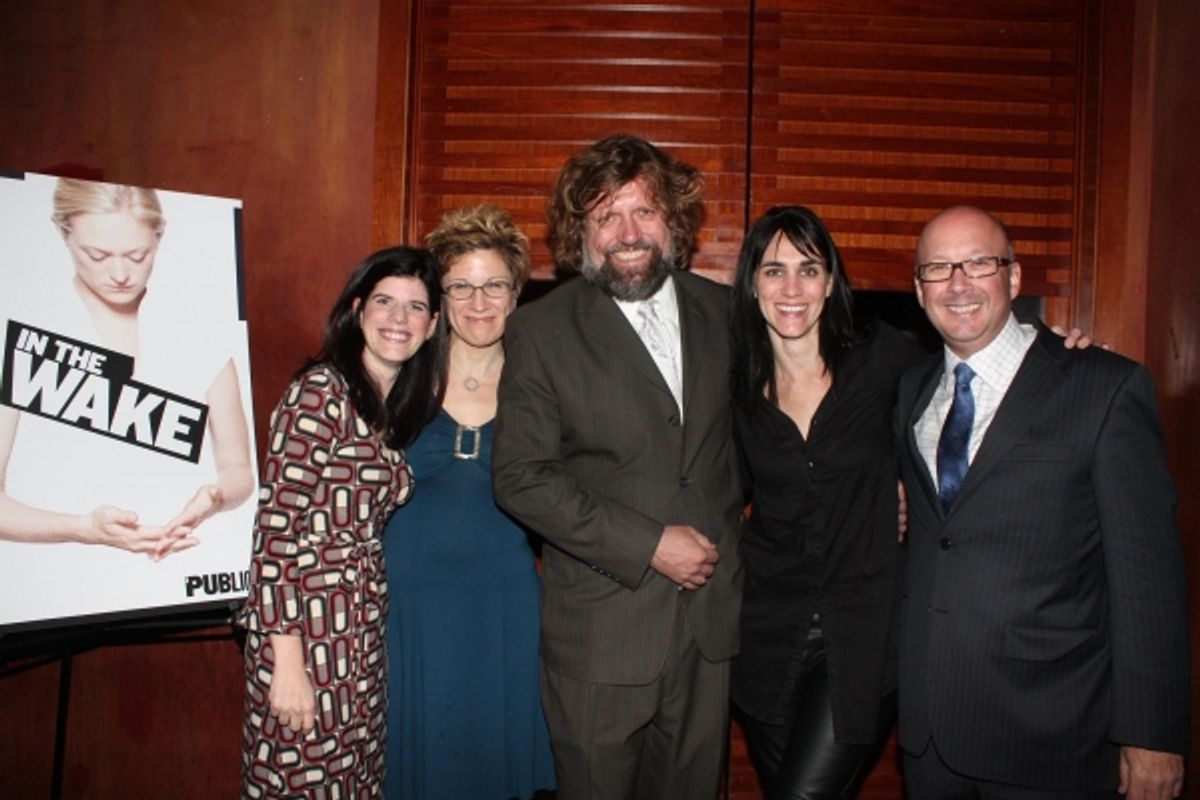 Mandy Hackett, Lisa Kron, Oskar Eustis, Leigh Silverman, and Andrew D. Hamingson at 