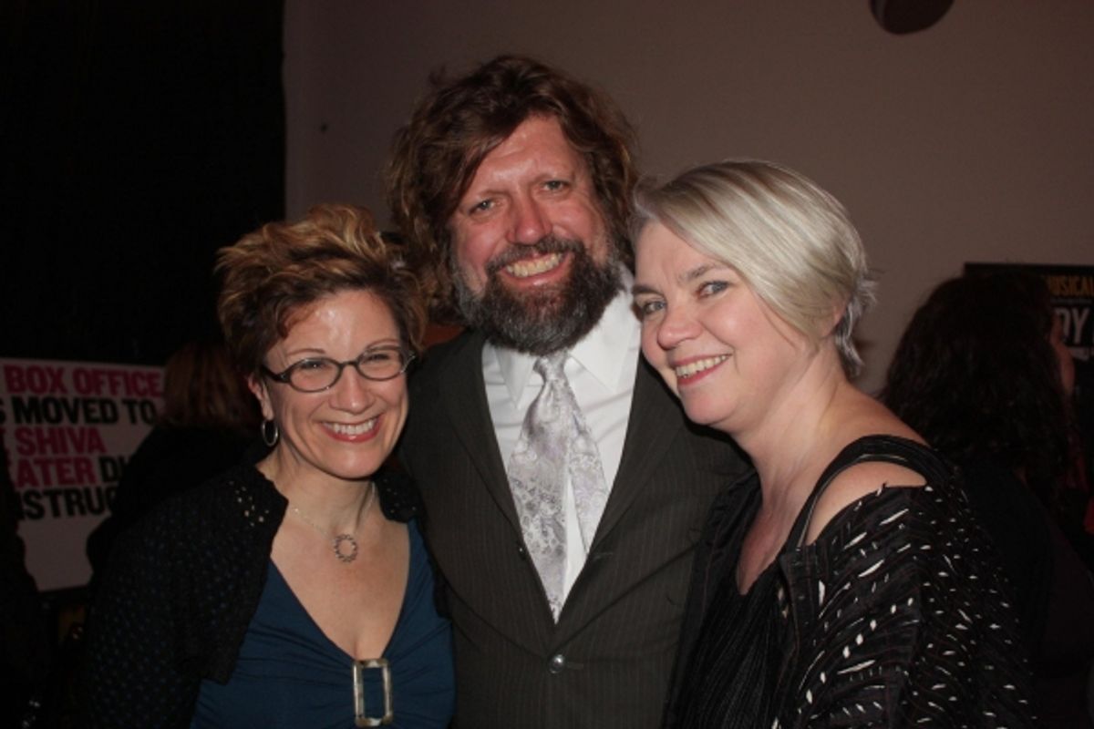 Lisa Kron, Oskar Eustis, and Susan Hilferty at 