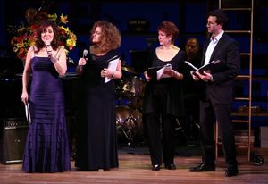 Debbie Gravitte, Mary Testa, Donna McKechnie & Aaron Lazar  Photo