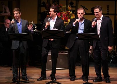 Hunter Ryan Herdlicka, Aaron Lazar, Mark Kudisch & Howard McGillin Photo