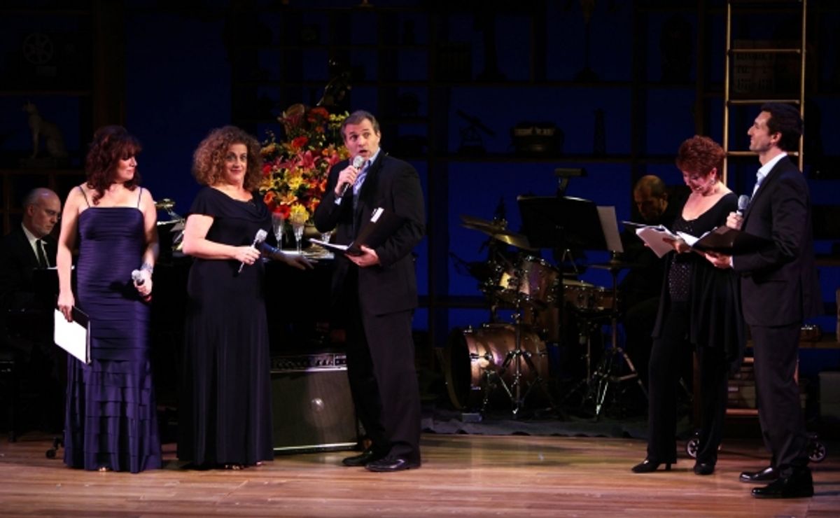 Debbie Gravitte, Mary Testa, Mark Kudisch, Donna McKechnie & Aaron Lazar  at 