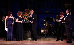 Debbie Gravitte, Mary Testa, Mark Kudisch, Donna McKechnie & Aaron Lazar  Photo