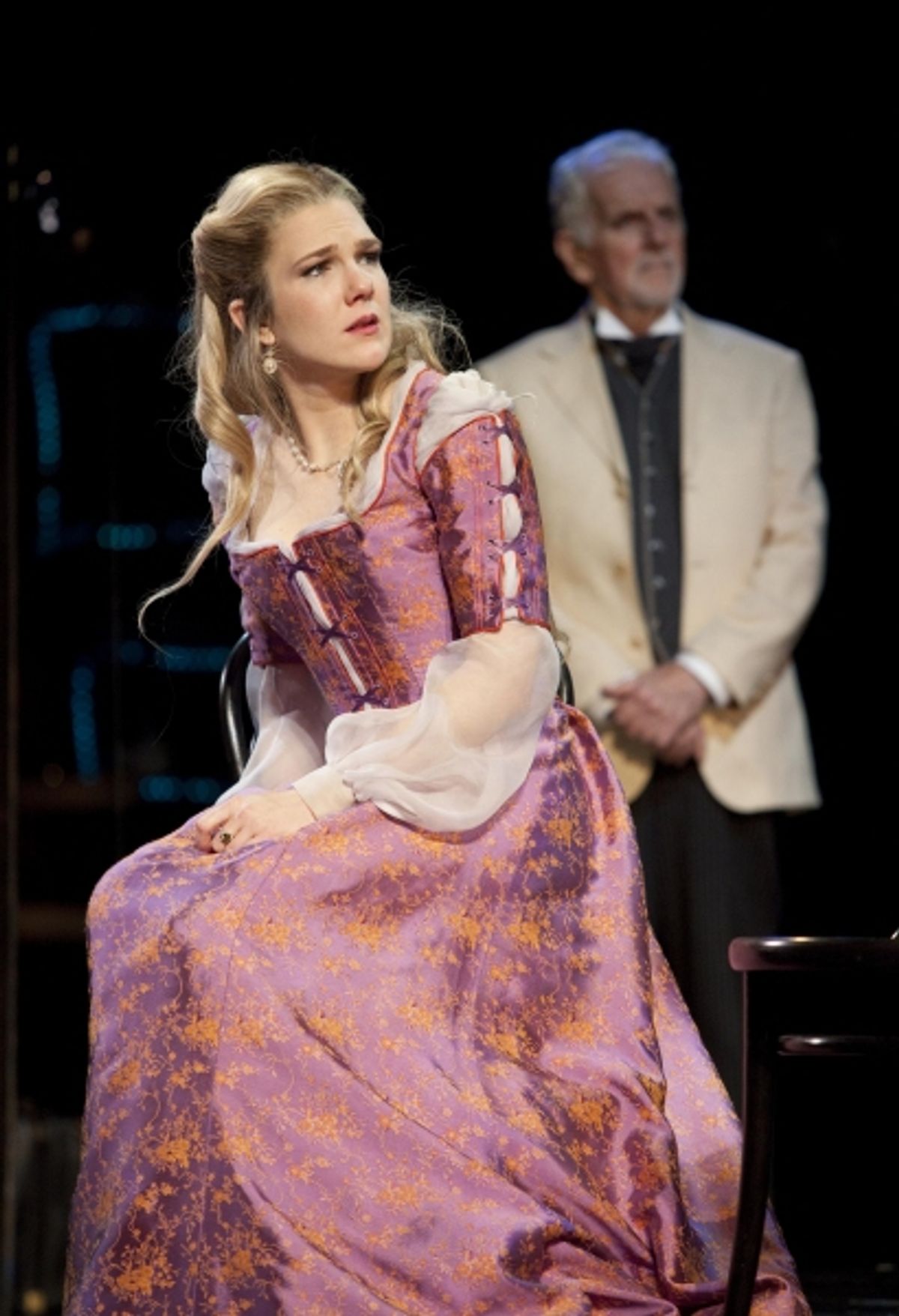 Lily Rabe and Herb Foster at 