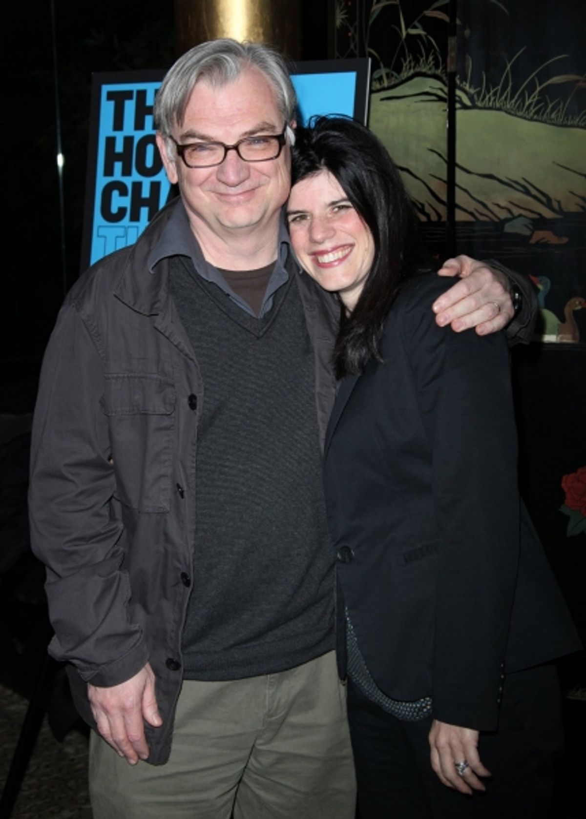 Richard Nelson (Playwright & Director) & Molly Hackett (Associate Artistic Directot) at 