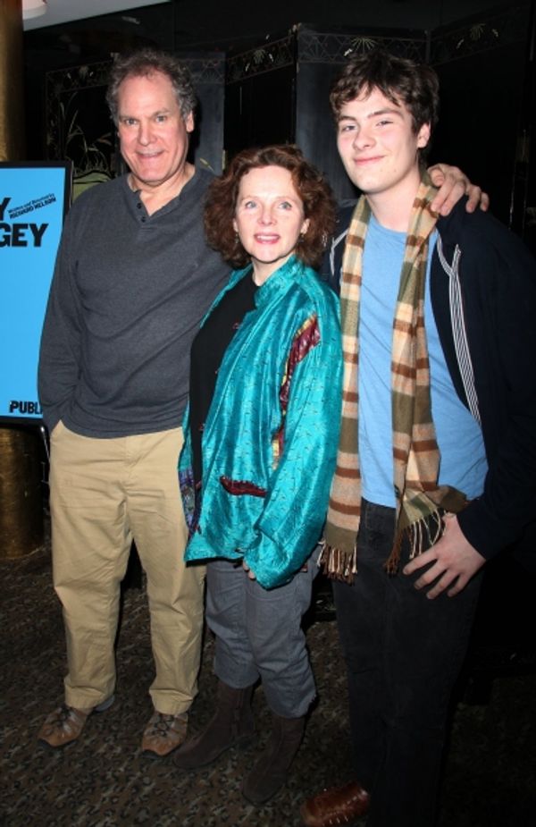 Jay O. Sanders, Maryann Plunkett and their son Jamie Sanders  Photo