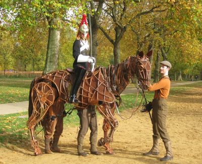Trooper Aaron Reddish and War Horse's Joey Photo