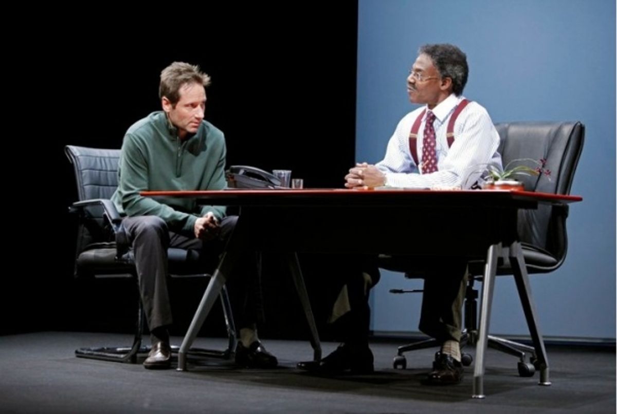 David Duchovny and James Earl Jelks at 