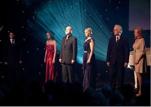 Martin Crewes, Lucy Maunder, Anthony Warlow, Taneel Van Zyl, Peter Carroll and Trisha Photo