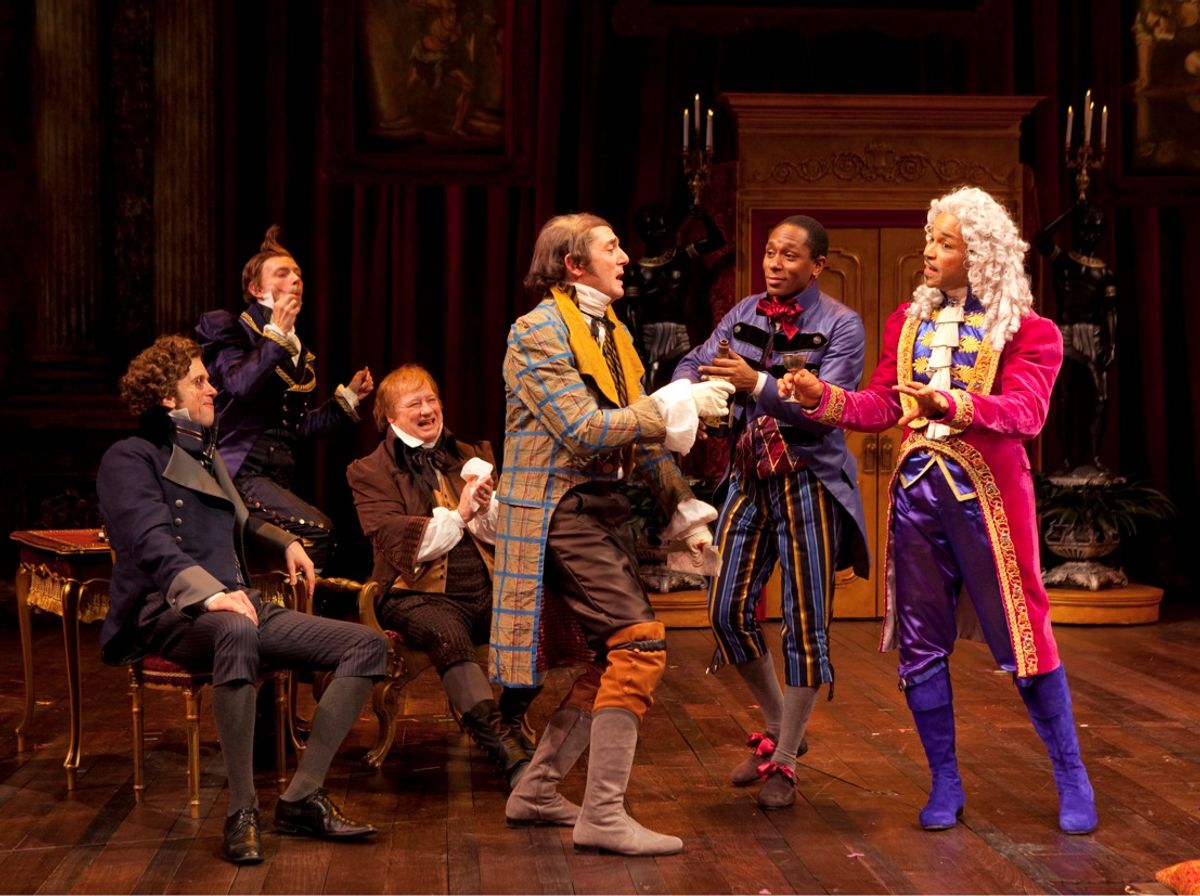 Robert Stanton, Arnie Burton, Brian Reddy, Reg Rogers, Mos and Jeffrey Wright
 at 