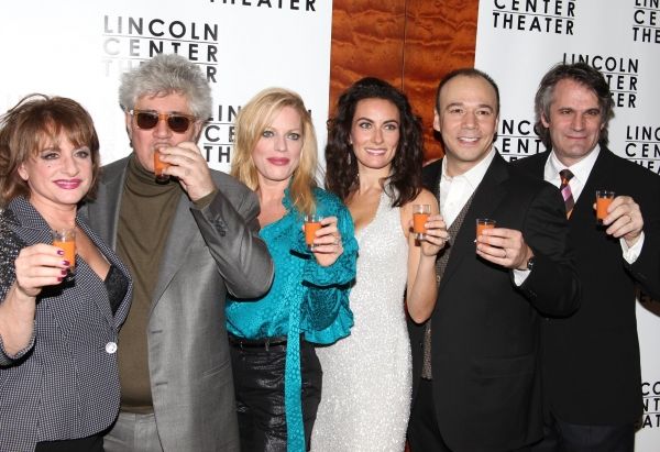 Patti LuPone, Pedro Almodovar, Sherie Renee Scott, Laura Benati, Danny Burstein and B Photo