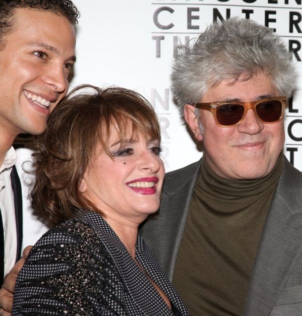 Justin Guarini, Patti LuPone and Pedro Almodovar Photo
