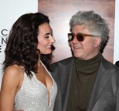 Laura Benanti and Pedro Almodovar Photo