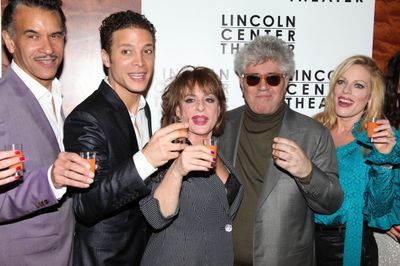 Brian Stokes Mitchell, Justin Guarini, Patti LuPone, Pedro Almodovar, Sherie Rene Sco Photo