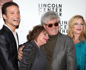 Justin Guarini, Patti LuPone, Pedro Almodovar and Sherie Rene Scott Photo