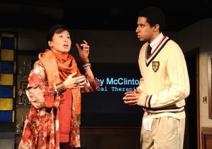 Marie-France Arcilla and Kobi Libii @ BroadwayWorld Marie-France Arcilla and Kobi Libii Photo