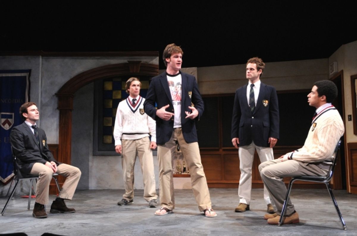 Robbie Collier Sublett, David Barlow, Jarid Faubel, Clayton Apgar and Kobi Libii at 