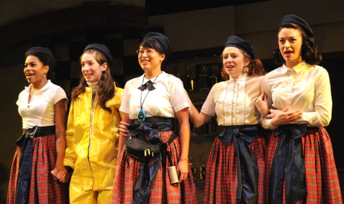 Kelly McCreary, Faryl Amadeus, Marie-France Arcilla, Kate Morgan Chadwick and Dana Acheson at 