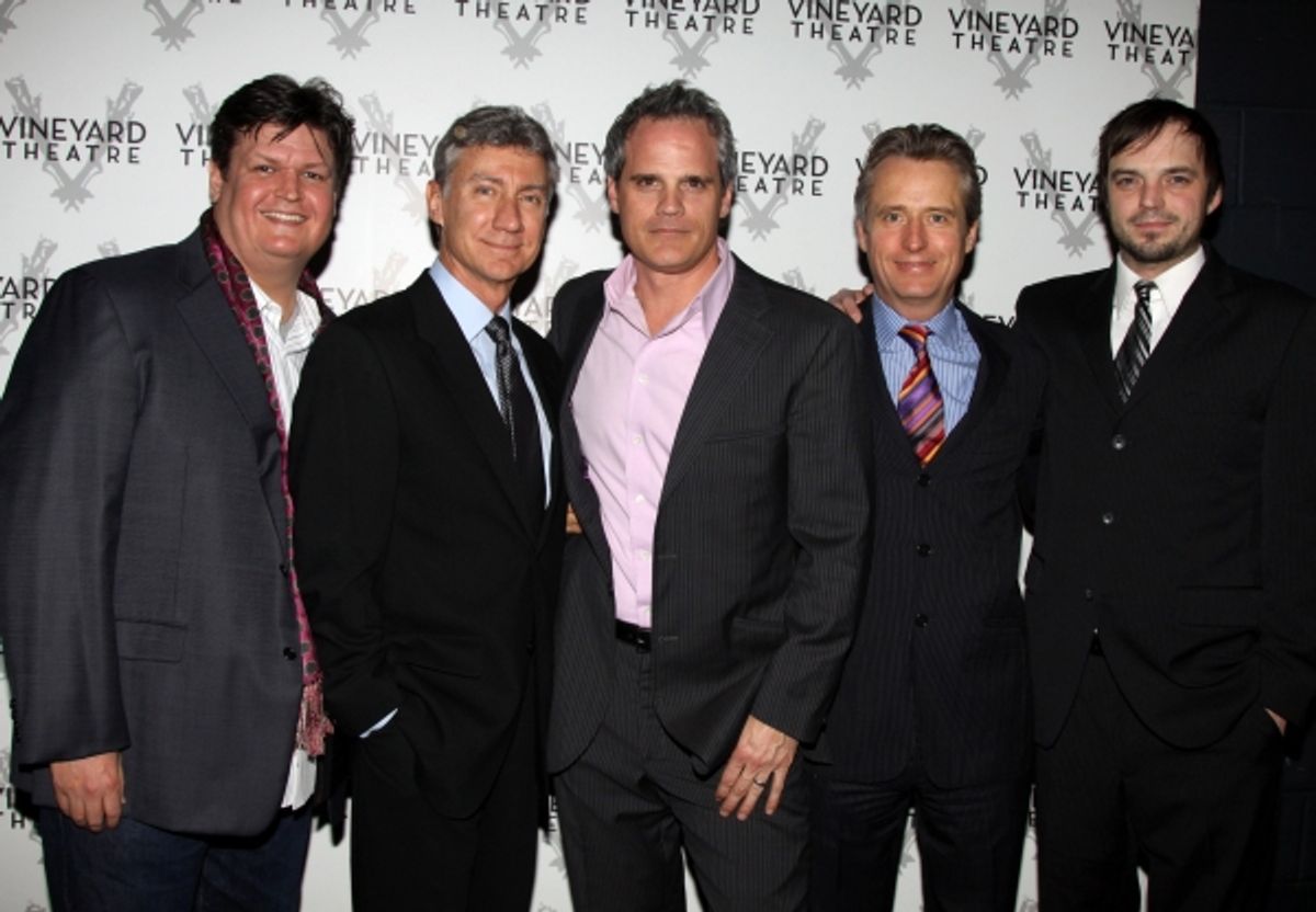 Ed Jewett, David Garrison, Michael Park, Linus Roache and James McMenamin at 