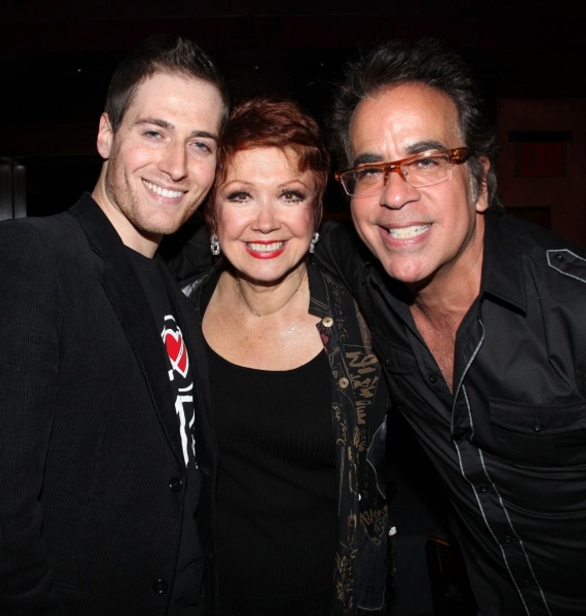 Donna McKechnie with Randy Rainbow & Richard Jay Alexander at 