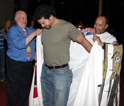 David Westphal, Julio Agustin (Gypsy Robe Recepient) & TC Montgomery (Gypsy Robe Rece Photo